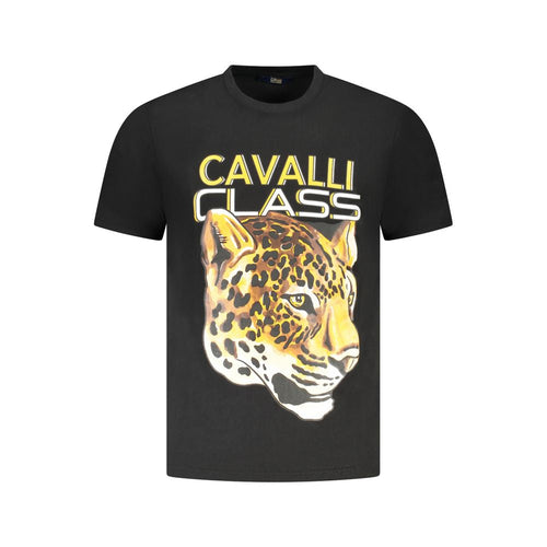 Tricou Cavalli Class pentru barbati, culoare negru, model CA-36656
