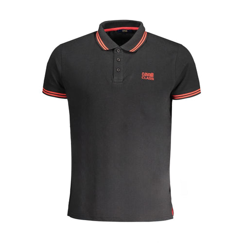 Tricou polo Cavalli Class pentru barbati CA-30274 culoare negru